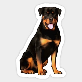 Rottweiler Dog Rottie Sticker